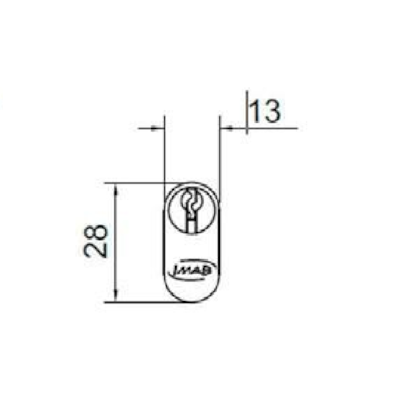 Cilindro Imab 3000 Cromado 55 a 90 mm