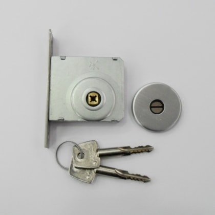 Fechadura Tetra Papaiz 140 Cromado Acetinado