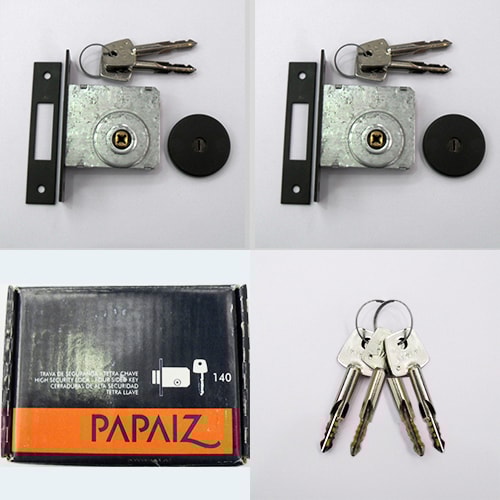 patibulum Ｖ１　4th Batch Fechadura Papaiz Tetra 40mm - Segurança e Sofisticação