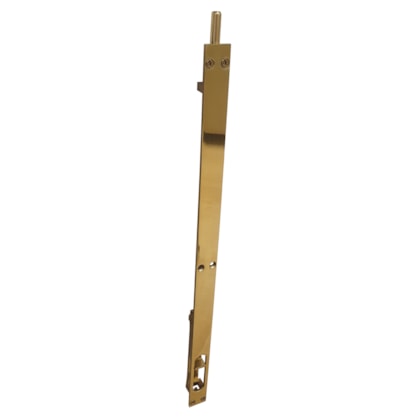 Fecho de Embutir Dourado 40 60 100 cm Quebra Unha Latão Polido
