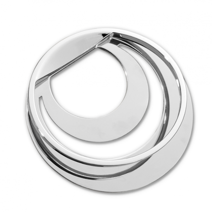 Puxador Afro Metal Cromado Inox Zen