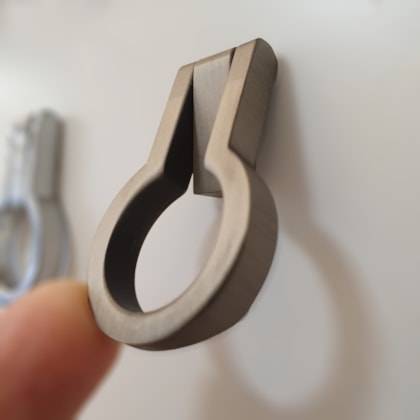 Puxador Antique Zen Niquel Velho