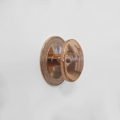 Puxador Beetle com Base Granada Rosê Zen