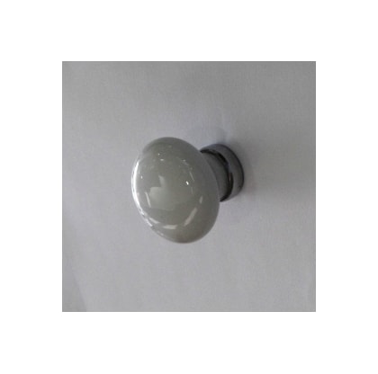 Puxador Cerâmica Porcelana 35 mm Branco Rosa ou Azul