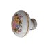 Puxador Cerâmica Porcelana 35 mm Flora Rosas