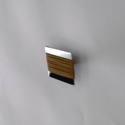 Puxador com Junco Zen Plana Cromado