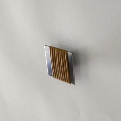 Puxador com Junco Zen Plana Cromado Acetinado