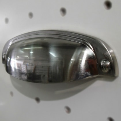 Puxador Concha Italy Line 115 Aço Escovado